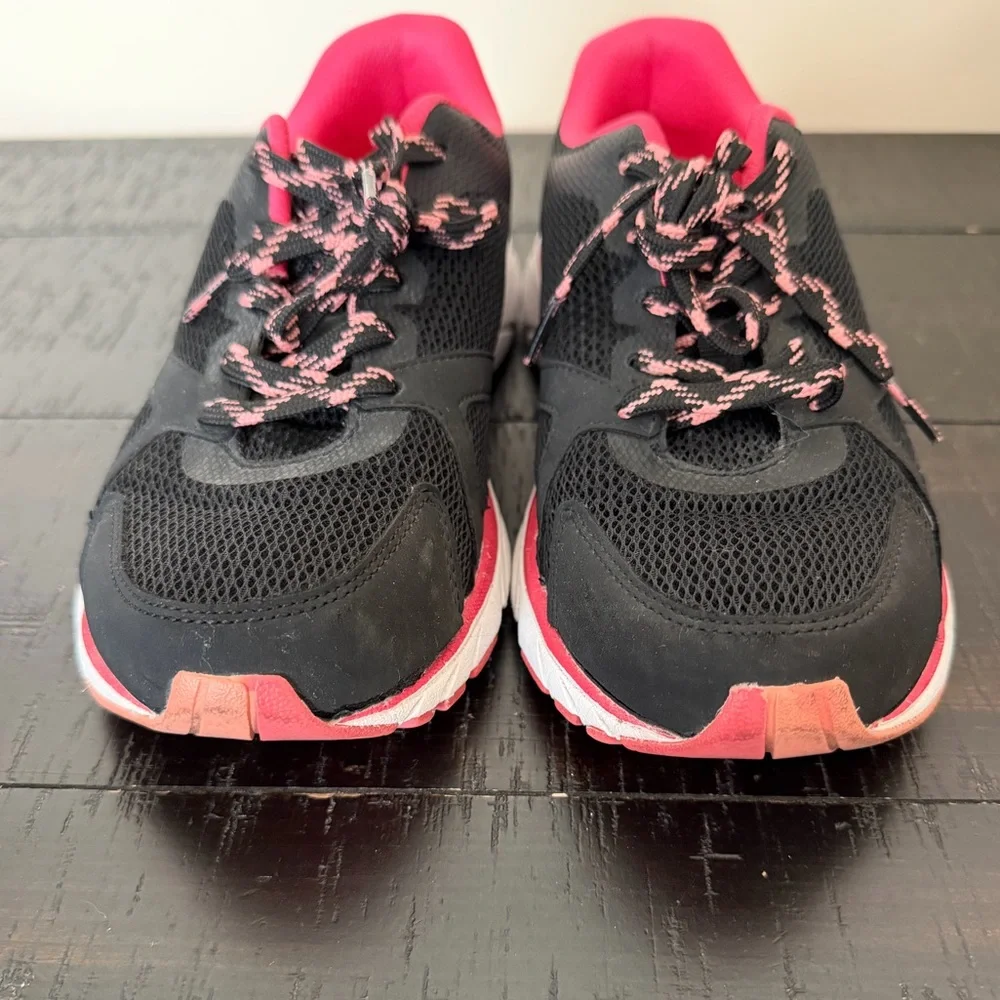 Vionic Tokyo sneakers size 9.5 black pink Athleisure walking running workout gym